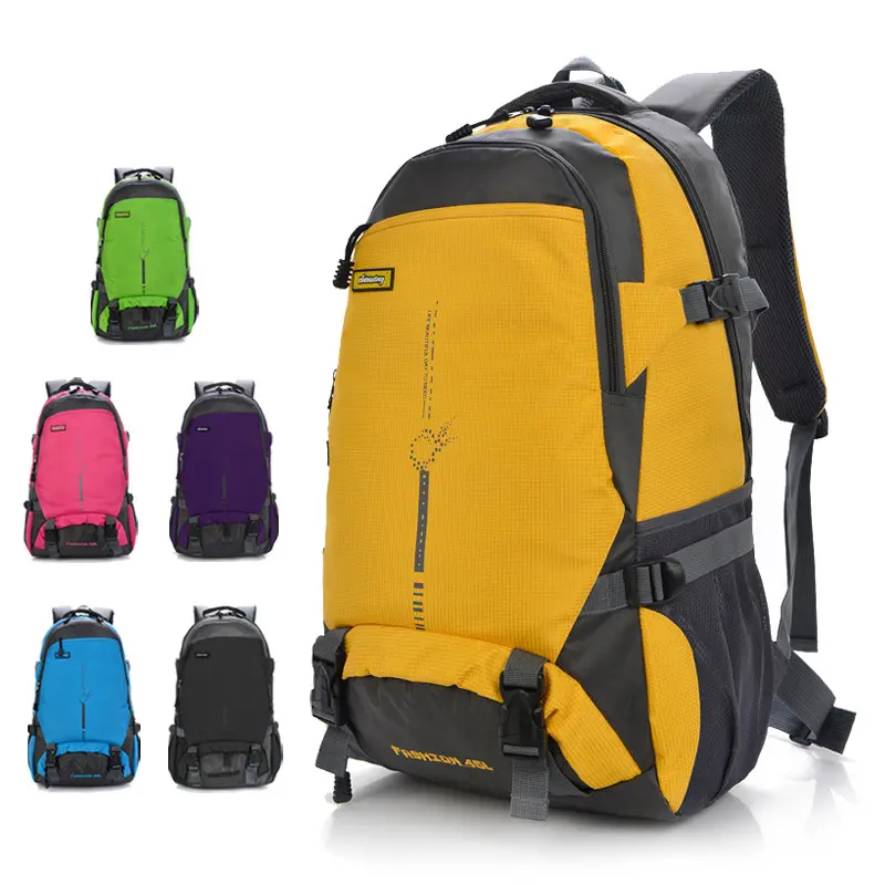 Mochila de 45l para esportes ao ar livre, montanhismo, grande capacidade, viagem, para homens e mulheres