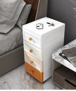 家庭用スリム小型キッチンベビー用プラスチック製引き出し式洋服収納デザイン - Product Image 6