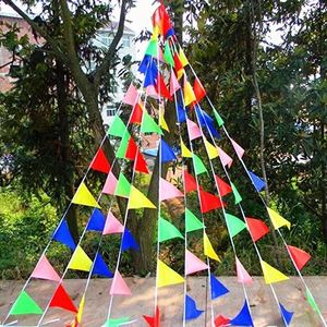 Drapeau triangulaire coloré en gros, aux couleurs vives et résistant aux UV, pour mariage, anniversaire, fête, jardin - Product Image 5
