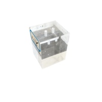 Bloc de présentoir acrylique transparent solide fabriqué en usine moderne présentoir de bijoux en plexiglas surface polie pour épingle à cheveux