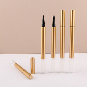 ดินสอเขียนคิ้วสี่ง่ามสีทองอย่างดี สำหรับใช้เขียนกระ จุดด่างดำบนใบหน้า สำหรับแต่งหน้า  หลอดพลาสติกเปล่า - Product Image 4