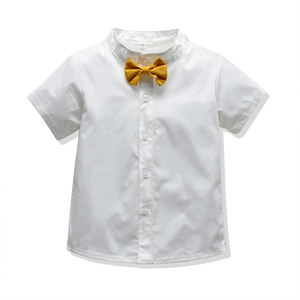 Nuevo Conjunto de Ropa para Bebé Niño de 2 Piezas: Camisa de Manga Corta y Tirantes Estilo Caballero - Product Image 4