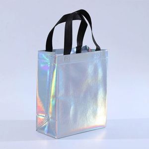 Lilalila Customizable Durable Laminated Non-Woven Shopping Tote Bag Reusable Handheld Carrier for <b>Supermarket</b> Bulk Wholesale - Product Image 1
