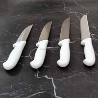 Couteau de chef en acier inoxydable 3Cr13 avec manche en PP - Ensemble de couteaux de cuisine de 6/7/8/9/10 pouces pour la cuisine professionnelle et domestique