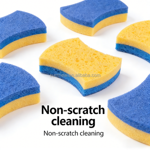 Aanpasbare afwasspons, schuurspons, bedrukte gecomprimeerde cellulose spons - Product Image 5