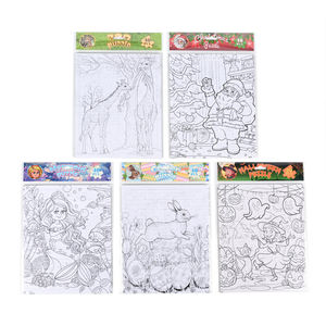 Vente en gros de puzzles personnalisés <span class=keywords><strong>pour</strong></span> enfants, jeux de mémoire et de cognition, puzzles à colorier vierges, puzzles à colorier avec dos magnétique - Product Image 5