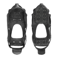 Crampons antidérapants en caoutchouc à 24 dents pour chaussures, idéaux pour l'hiver, la pêche, l'alpinisme et l'escalade sur roche