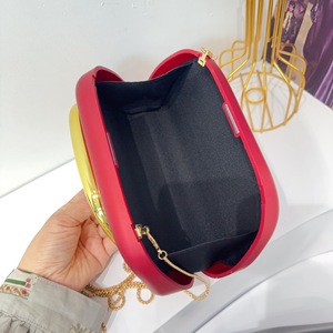 Mini sac pour enfants, sac de soirée classique pour filles, style coquille, en acrylique rigide, fermeture magnétique, chaîne de transport, mini sac bandoulière - Product Image 6