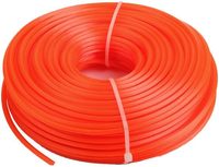 Ligne de coupe-herbe universelle 4mm 15m ligne de coupe-herbe ronde/carrée en nylon ligne de coupe-herbe couleur OEM longueur personnalisée