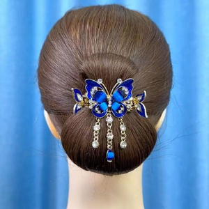 Múltiples Modelos de Horquillas Elegantes con Pedrería de Mariposa, Diseño de Nicho Popular, Horquillas para Mujer, Joyería de Moda - Product Image 2