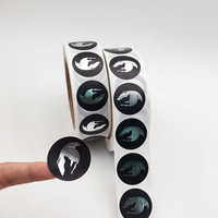 Impression d'Autocollants de Produits Personnalisés Rouleaux d'Étiquettes Rondes avec Logo de Marque Adhésif