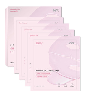 Máscara Facial Rosa Hidratante e Clareadora com Colágeno PDRN de DNA de Salmão, Fornecimento Exclusivo Transfronteiriço, para Todos os Tipos de Pele - Product Image 4