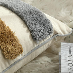 Morocco Striped <b>Tufted</b> Pillowcase Rectangle Polyester Cotton <b>Cushion</b> Cover Home Decor Soft Pillowcase No Filling - Product Image 2