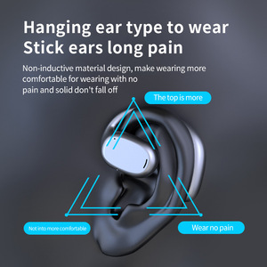 Tai Clip xương dẫn Tai nghe BT 5.3, không dây mở tai clip trên earbuds, không thấm nước Mini thể thao chạy không đau tai nghe - Product Image 4