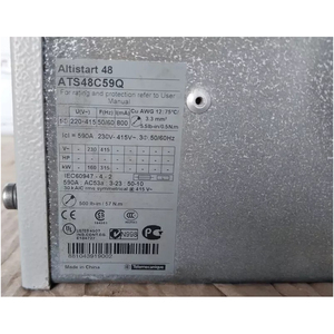 ชไนเดอร์ ATS48C59Q ซอฟต์สตาร์ทเตอร์สำหรับมอเตอร์แบบอะซิงโครนัส Altistart 48 560A 230 ถึง 415V 132 ถึง 400kW - Product Image 5