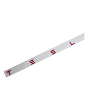 Pour Tesla Model 3/Y, emblème arrière modifié, logo de voiture, autocollant de lettres anglaises pour hayon, autocollant en plastique électro-plaqué