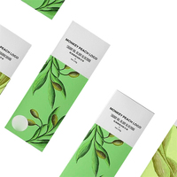 Boîte d'emballage de bouteille biodégradable 300 500 ml d'impression personnalisée Boîte d'emballage de lotion de soin de la peau