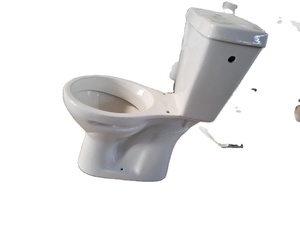 Armoire à eau moderne en deux pièces à double chasse S-Trap en céramique et PP Comode pour hôtels Toilette monobloc montée au sol - Product Image 6