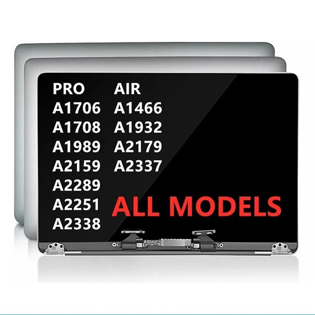 LCD Display Assembly Replacement for MacBook Air Pro A1706 A1708 A1989 A2159 A2289 A2251 A2485