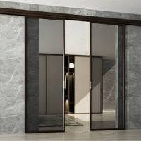 Puerta corredera automática de levitación magnética para Interior de restaurante, nuevo diseño
