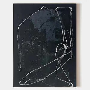 Pintura Artística Abstracta Personalizada al por Mayor, Pintura de Naturaleza Muerta, Arte Pintado a Mano para Decoración del Hogar, Lienzo Abstracto Enmarcado con Textura 3D - Product Image 6