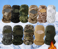 Cagoule polaire d'hiver pour hommes, cagoule de camouflage pour cyclisme, masque complet pour extérieur, moto, ski, casquette intérieure