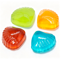 Bonbons gélifiés en forme de coquillage, saveur fruitée, cadeau de fête, vente en gros