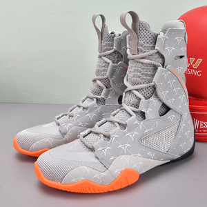 Botas de Boxeo Personalizadas de Alta Calidad para Hombre, Calzado Profesional Transpirable para Entrenamiento de Lucha y Gimnasio, para Ejercicio en Verano e Invierno - Product Image 4