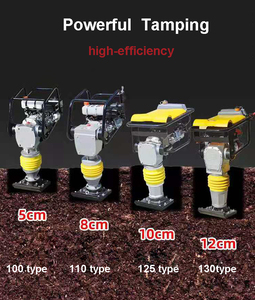 Hot Selling 30cm Working Width <strong>6</strong>.<strong>5Hp</strong> Gasoline Engine <strong>Tamping</strong> Hammer Compactor Vibrating <strong>Rammer</strong> High Operating Efficiency Tool - Product Image 6
