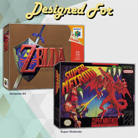 Lot de 10 étuis de protection pour jeux vidéo, boîte transparente en PET recyclé pour SNES N64, protection UV premium de 4 pouces