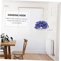 Crochet de suspension décoratif de jardin en métal mural en gros Fabricant direct pour les crochets de plafond de panier de vêtements et de plantes