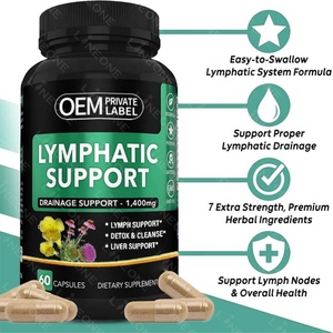 OEM/ODM Lymphatic Drainage Supplements Pills Lymph System Support Supplement for Nodes Legs Neck - Product Image 2