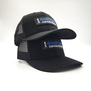 Casquette Richardson personnalisée de haute qualité, style Y2K Hip Hop, avec logo en patch de caoutchouc à chevrons, 6 panneaux classiques, en maille unie vierge, fermeture snapback - Product Image 6