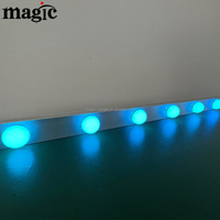 3cm 5cm 4cm 40mm 12V 24V 2811 16703 1903 DMX512 Smar IC blanco cálido RGB impermeable al aire libre PIXEL direccionable punto de luz Led