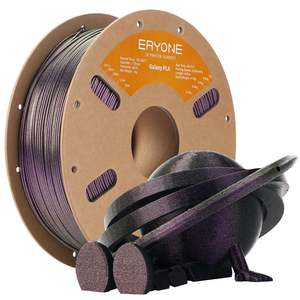 Filament d'imprimante 3D <span class=keywords><strong>Eryone</strong></span> <span class=keywords><strong>PLA</strong></span> Galaxy 1,75 mm 1 kg, effet pailleté Galaxy, lignes de couche fine, impression facile, <span class=keywords><strong>PLA</strong></span> pour impression 3D FDM - Product Image 5