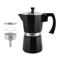 Cafetière à expresso multi-capacités Tenrey, cafetière Moka en aluminium, cafetière Moka pour cuisinière, cafetière italienne