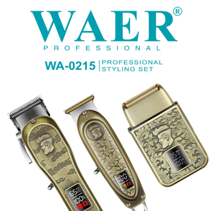 WAER - Juego Profesional de Cortapelos y Afeitadora <span class=keywords><strong>para</strong></span> Hombre, <span class=keywords><strong>para</strong></span> Corte de <span class=keywords><strong>Cabello</strong></span>, Recorte y Afeitado de Cobertura Total, Ideal <span class=keywords><strong>para</strong></span> Barberías y Uso Doméstico - Product Image 4
