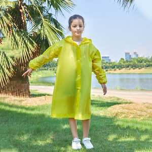 Traje Impermeable Transparente de EVA para Niños, Reutilizable, Transpirable, Grueso, Ecológico, para Senderismo, <span class=keywords><strong>Viajes</strong></span> y Escuela, Venta al Por Mayor - Product Image 5