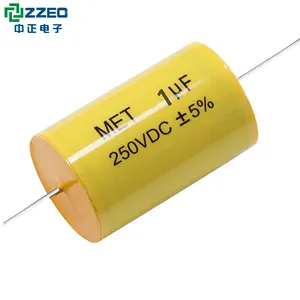 630 मार्केट Capacitors 105j पॉलिएस्टर पीले रंग 1 uF अक्षीय फिल्म संधारित्र 1 uF 630v 250v मुलाकात 105j (1 uF) 250v Cl20 105j 100v