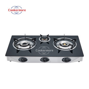 Piano cottura a <span class=keywords><strong>Gas</strong></span> a triplo fornello da tavolo elettrico e alimentato a batteria per elettrodomestici da cucina include stufe a cherosene piano cottura a <span class=keywords><strong>Gas</strong></span> - Product Image 3