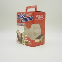 Boîtes d'emballage OEM de carton de qualité alimentaire imprimées sur mesure présentoir en PVC avec logo personnalisé pour la restauration
