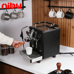 Máquina de Espresso Semiautomática Comercial con Caldera de Acero Inoxidable, Cafetera de Estilo Moderno para Negocios de Cafeterías - Product Image 4
