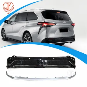 JY Brand Manufactories ABS Material Car Modified Rear Bumper For Sienna Body Kit Rear Bumper Diffuser Body Kit Accessories 2021