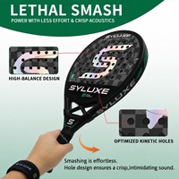 Raquette de padel en fibre de carbone OEM 3K 12K 18K 24K, personnalisable avec votre marque, fabricant professionnel de raquettes de beach tennis
