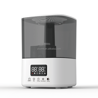 Amazon Offre Spéciale Alimentation Externe 4L Télécommande Intelligente Tuya Grand Brouillard LCD Désinfection Chaud Brume Chaude Chauffage Humidificateur de Brouillard