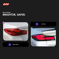 Feux arrière dynamiques LED complets LKS Auto pour BMW M5 Série 5 F90 G30 G38 2018-2020, montage Plug and Play