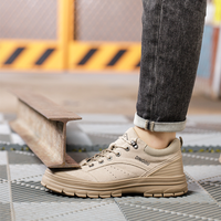 Dinggu Fabrication en gros Confortable Softy anti-dérapant Anti Smashing Sports de plein air Chaussures de sécurité pour homme