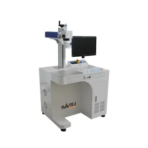 100W Fiber Laser Marking Machine JPT Colorful Rotary Laser Digital Printer