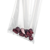 Emballage de viande biodégradable transparent à impression personnalisée, scellant sous vide en plastique nylon pour le stockage des aliments, pochette de cornue, sac sous vide