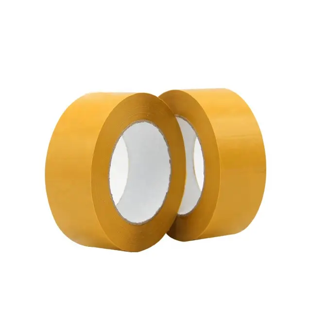 BOPP Acrylic Adhesive Buff Brown Yellow Clear Parcel Tape Packing Tape Packaging Tape 2"x 66m With Best Factory Price